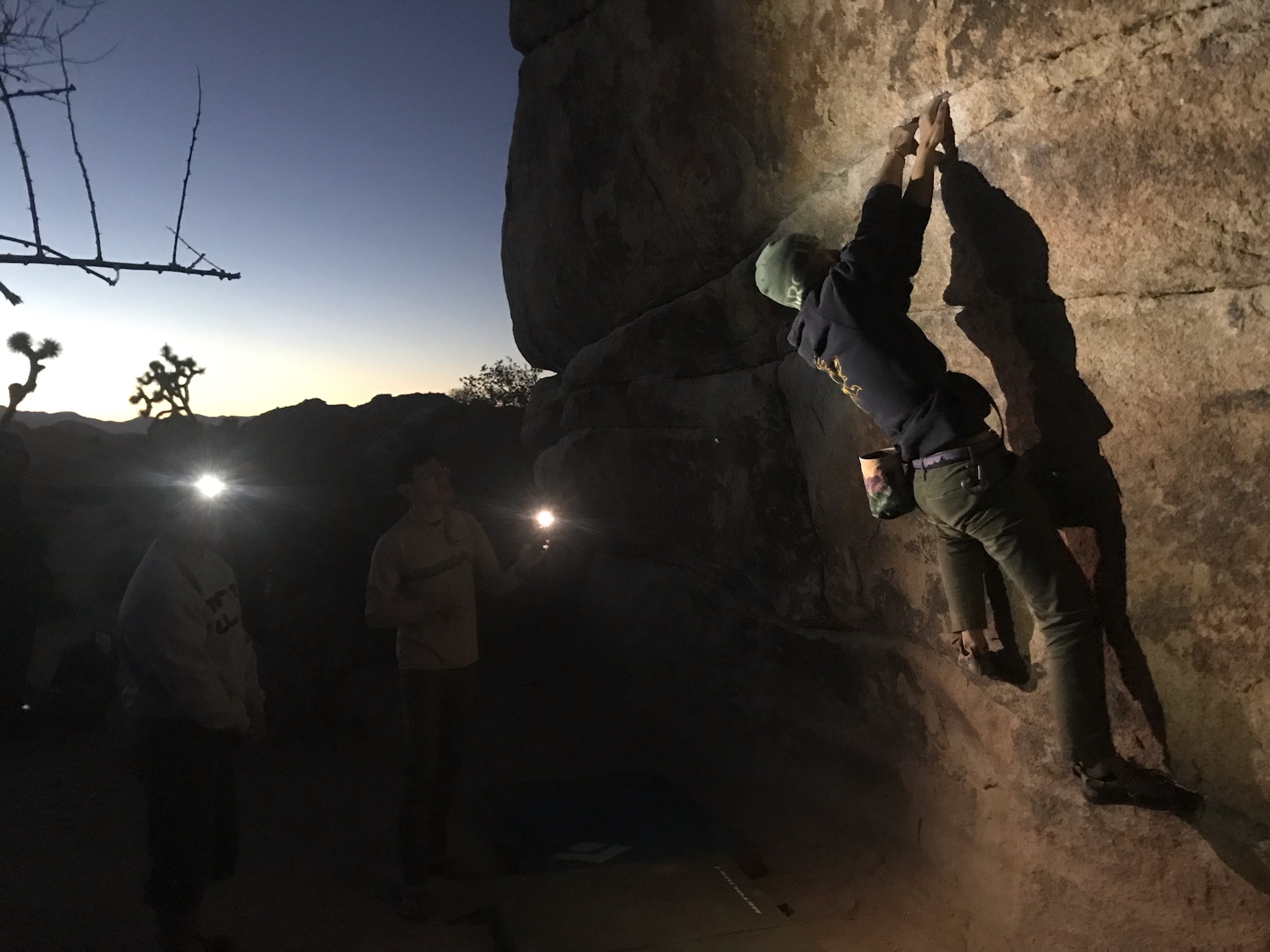 Bouldering session