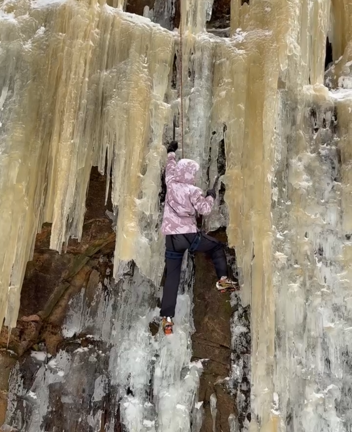 Ice climbing